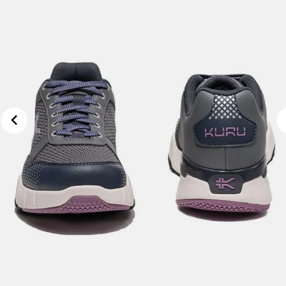 KURU Quantum 2 Athletic Shoes‎ - Pewter and Night Sky 6 wide